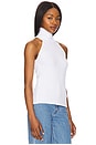 view 2 of 4 Romulus Sleeveless Mock Neck Top in White