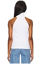 view 3 of 4 Romulus Sleeveless Mock Neck Top in White