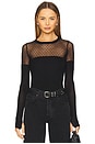view 1 of 4 Herbert 1/2 Lace Top in Black