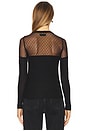 view 3 of 4 Herbert 1/2 Lace Top in Black