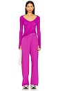 view 4 of 4 Otis V Neck Top in Berry Burst