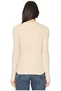 view 3 of 4 Oslo Long Sleeve Top in Buttercream