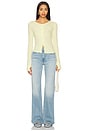 view 4 of 4 Vesca Snap Front Tee in Butter Yellow