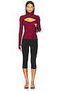view 4 of 4 Cade Long Sleeve Turtleneck Top in Berry Wine
