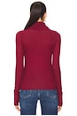 view 3 of 4 Jove Long Sleeve Half Zip Top in Berry Wine