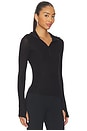 view 2 of 4 Jove Long Sleeve Half Zip Top in Black