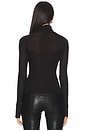 view 3 of 4 Rem Long Sleeve Fitted Turtleneck Top in Black
