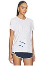 view 2 of 5 CAMISETA TIRANTES BOYFRIEND ROMAN in White & Neon Splatter