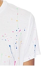 view 5 of 5 CAMISETA TIRANTES BOYFRIEND ROMAN in White & Neon Splatter
