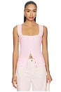 view 1 of 4 x REVOLVE Bosco Snap Front Tank in Baby Pink