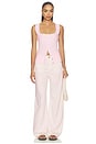 view 4 of 4 x REVOLVE Bosco Snap Front Tank in Baby Pink