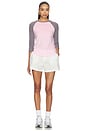 view 4 of 4 CAMISETA DE MANGA RAGLÁN 3/4 KATYA in Baby Pink & Grey