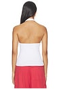 view 3 of 4 Mills Halter Top Double in White