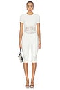view 4 of 5 Ember Rib Lace Shortsleeve Tee in White