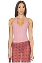 view 1 of 4 Mills Halter Top in Rose Dust