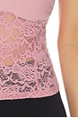 view 6 of 5 CAMISETA DE MANGA CORTA DE ENCAJE DE CANALÉ EMBER  in Rose Dust