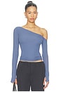 view 1 of 4 Magdaleno Cold Shoulder Long Sleeve in Blue Lilac