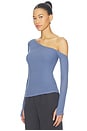 view 2 of 4 Magdaleno Cold Shoulder Long Sleeve in Blue Lilac
