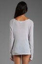 view 2 of 4 Gus Ribbed Dolman Tee in Cloud