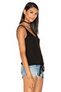 view 2 of 4 Crosby Drawstring Tank in Black