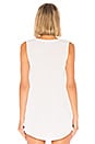 view 3 of 4 Lilo Snap Henley Tank in White