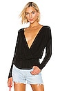 view 1 of 4 Seth Wrap Top in Black