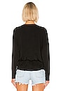 view 3 of 4 Seth Wrap Top in Black