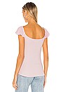 view 3 of 4 Kona Flutter Sleeve Top in Pink Kiss