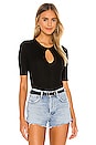 view 1 of 5 Lexington Crop Top in Black