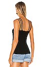 view 3 of 5 Edmond Spaghetti Multi Strap Tank in Black