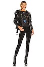 view 4 of 4 KEEGAN 티셔츠 in Onyx & Neon Splatter