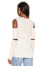 view 3 of 4 ТОП С ДЛИННЫМ РУКАВОМ CASTIEL in Ivory
