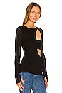 view 2 of 4 Aristotle Top in Black