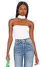 view 1 of 4 Lazaro Mock Neck Top in White