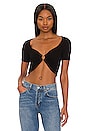 view 1 of 4 TOP CORTO TYRONE in Black