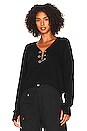view 1 of 4 Alabama Safety Pin Top in Black
