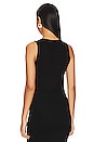 view 3 of 4 Cordell Cropped Tank in Black