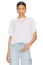 view 1 of 4 Alhambra Crop Boxy Top in White