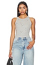 view 1 of 4 MARCIANO トップ in Burnout Heather Grey