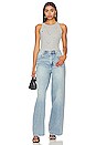 view 4 of 4 MARCIANO トップ in Burnout Heather Grey