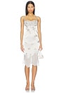 view 1 of 4 Midi Dress in Silver
