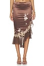 view 1 of 6 JUPE MIDI  in Brown