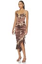 view 5 of 6 JUPE MIDI  in Brown