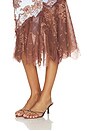 view 7 of 6 FALDA MAXI  in Light Blue & Chocolate