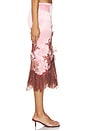 view 2 of 6 FALDA MAXI  in Pink & Chocolate