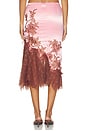 view 5 of 6 FALDA MAXI  in Pink & Chocolate