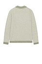 view 2 of 3 Liam Sweater Polo in Vetiver & Ivory