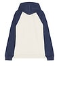 view 2 of 3 Cloud 9 Fleece Hoodie in Navy & Cream