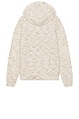 view 2 of 4 Fuzzy Sweater Hoodie in Natural Geo