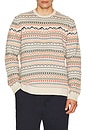 view 1 of 4 California Fair Isle Sweater in Oatmeal Multi
